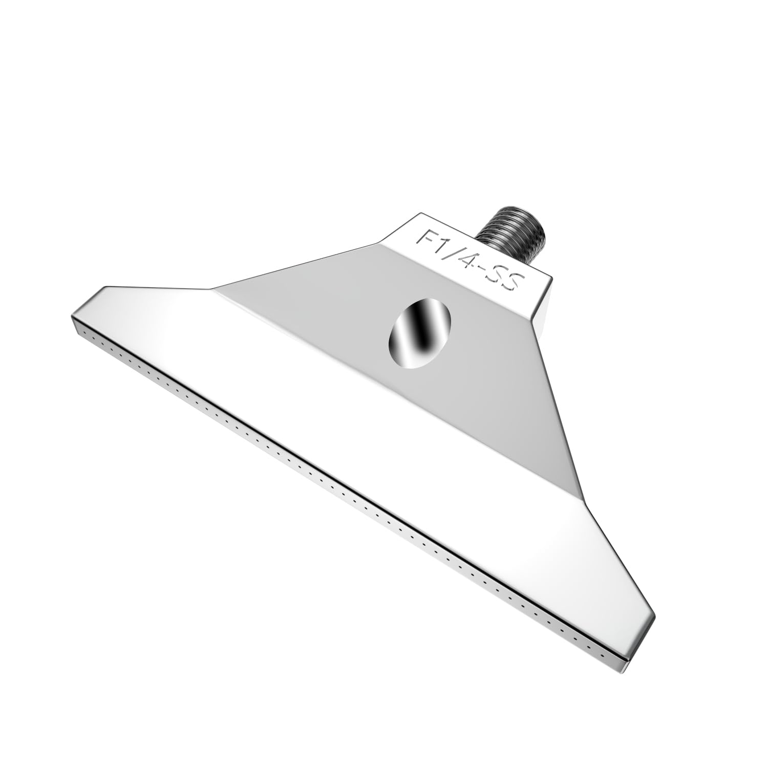 Aopin 1Pcs 1/4-inch Stainless steel Flat Wide Sprayer Nozzle for Blowing, Cleaning, Noise Reduction, and Dust Reduction in Industrial and Gardening