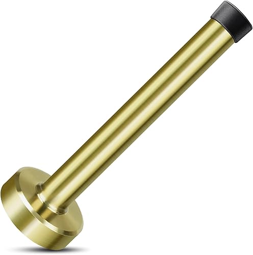 Vista 36 de KOLAKO Topes de puerta, tope de puerta de 6 pulgadas, montaje en pared, tope de puerta extra largo de acero inoxidable cepillado con amortiguación