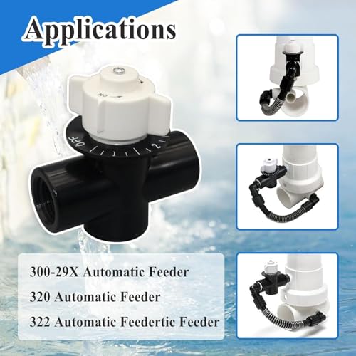 Vanne de commande 1/2" R172086 pour distributeur de chlore et brome 320 322 - 6