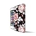 iPhone 6 Plus case flowers, Akna Retro Floral Series Vintage Flower Pattern Non-slip Rubber Feel Semi-soft Back Case for iPhone 6Plus 5.5 Screen [Berlin Black](U.S)