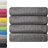 NatureMark Juego de 4 Toallas de Ducha – Toallas Suaves y absorbentes de 100%...