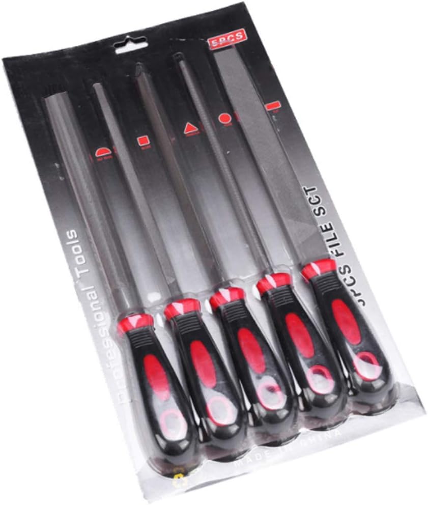 Chisels, Rasp File Set Assorted Wood Rasp Engineer File for Woodwork Carving Craft Metal and Model Flat File Half Round File Triangle File and Round File