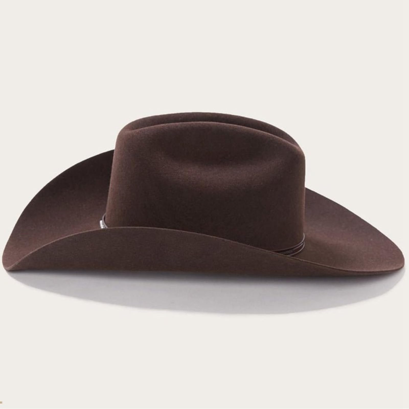 Sombrero Vaquero de Ala Corta, Estilo Occidental Informal para Hombre y Mujer, Unisex