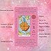 Smoostart Tarot Cards for Beginners with Meanings on Cards - Includes Premium Velvet Storage Bag & Guide Book - 450GSM Thicker Cards