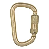 Material: Acero 40CR CAEEKER Alto cojinete de Carga Cerradura Maestra Industrial CR Cojinete de Carga de Acero 45KN Hebilla de Acero de Alta tensión Cerradura Maestra de Escalada automática (Color : Silver)