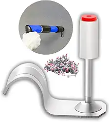 Prego Finca Pino Tubular Meia Lua Para Pistola Grampo Fica Pino 100PEÇAS Concreto Alvenaria Madeira (20MM)