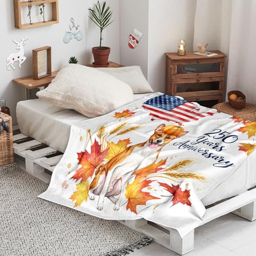 Couverture pelucheuse premium en flanelle douce à motif feuilles d'érable