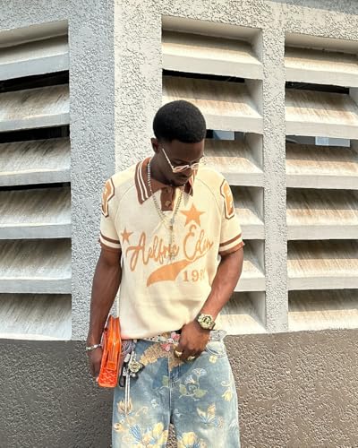 Aelfric Eden Knitted Polos Shirts Vintage Open Knit Polo Tee Casual Graphic T-Shirt 2025 Trendy Pullover Outfits3