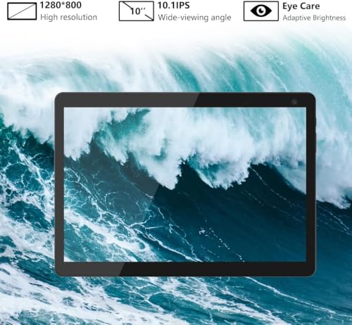 Image of Tablet Android, 10 inch Tablets Computer 6GB RAM+64GB ROM Support 1TB Expand, 2MP and 8MP Dual Cameras, 1280x800 IPS Screen, WiFi, Bluetooth, 6000mAh, Google GMS Certified Tableta, Blue