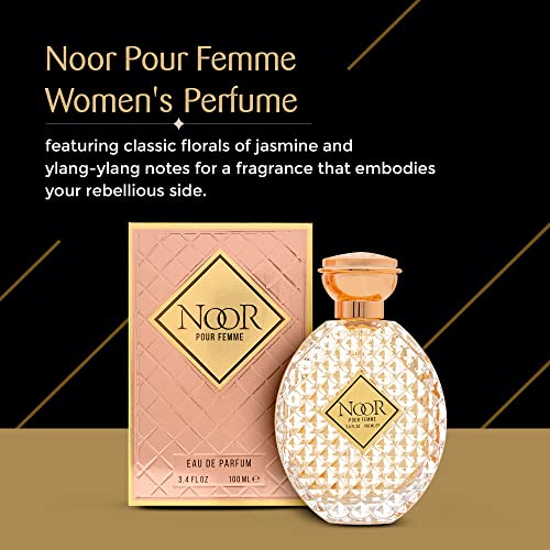 Regal Fragrances Noor Womens Perfume - Inspired By The Scent Of Chanel's Gabrielle Women Perfume - Jasmine & Orange Blossom Floral Scents 3.4Oz (100Ml) #TOP2