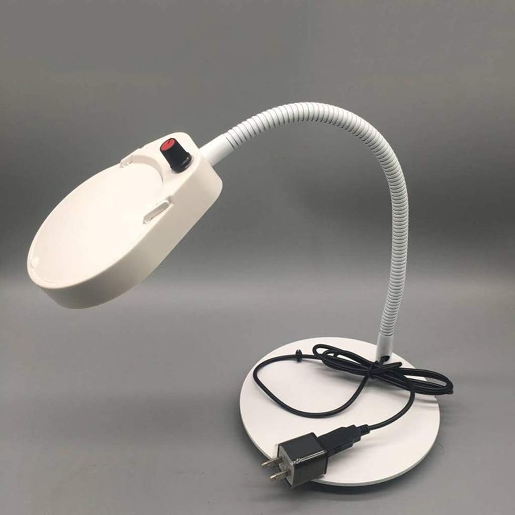 Lighted Magnifier and Desk Lamp for Hobby, Crafts, Inspection, Reading Books, Magazines, Newspapers, Model Building, Soldering, Jewelry Design, Needlepoint, Sewing and More