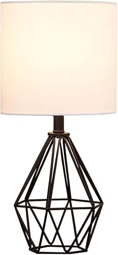 COTULIN moderna lámpara de mesa pequeña geométrica, de mesita de noche para dormitorio, escritorio pequeño