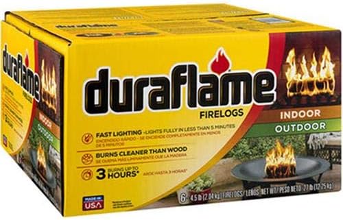 DURAFLAME 2627 023101 Duraflame Fire Log (6 Pack), 5 lb