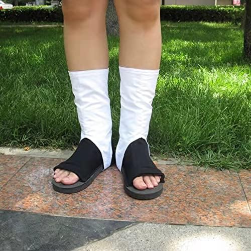 Miniatura 6 de Zapatos de cosplay del tamaño de los E.E.U.U. Zapatos de fiesta Zapatos blancos de la cubierta del zapato Zapatos negros Hombr