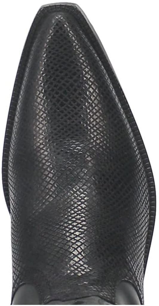 Vista 4 de Dingo Dodge City Western - Botas para hombre con punta corta - Di852 Negro