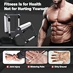 Push Up Bar - Heavy-Duty Stainless Steel Pushup Stands with Non-Slip Base, 660 lb Capacity, Portable Home Gym Equipment for Strength Training & Floor Workouts - Image 5