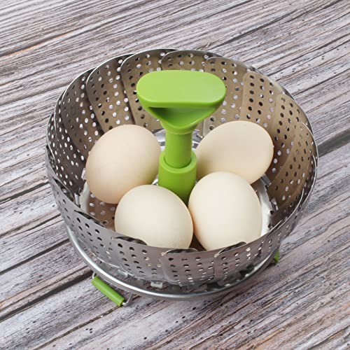 Defutay Steamer Basket,Stainless Steel Vegetable Steamer Basket Folding,Folding Expandable Steamers(5.5" To 9") #TOP5