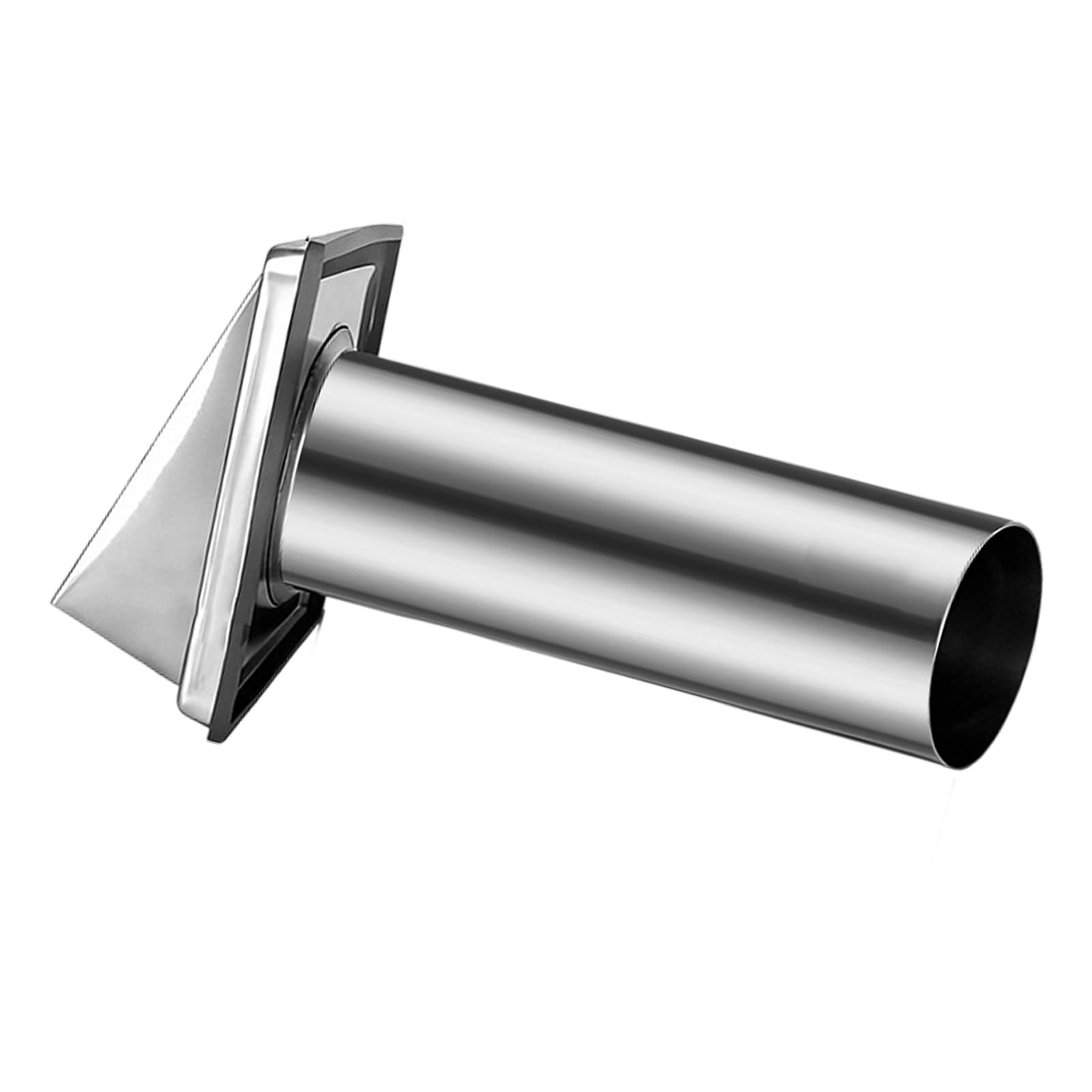 Geavonyg Multicolor Stainless Steel Air Outlet Wall Ceiling Vent Waterproof Ducting Ventilation Exhaust Grille Vent Ventilator External Wall Rain Hat Extended Outlet