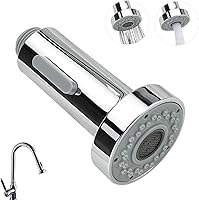 Vista 1 de Kitchen Faucet Spray Head 2 Function Kitchen Tap Spray Head Replacement Part Anti-Splash Shower Head for Kitchen Pull Out Tap & Bathroom Mixer