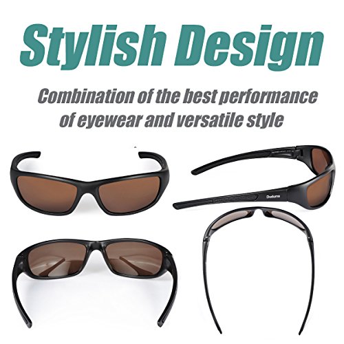 Duduma Tr8116 Polarized Sports Sunglasses for Baseball Cycling Fishing Golf Superlight Frame