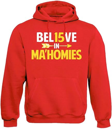 Believe in Ma'Homies Men's Hoodie Sweatshirt for Football Fans