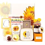 YOU1YI Birthday Gifts for Women, Sunflower Gifts for Wife, Mom, Daughter, Sister, Best Friend, 11pcs