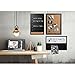 MasterVision SOR033 Black & White Message Board Set, Assorted Sizes & Colors, 3/Set