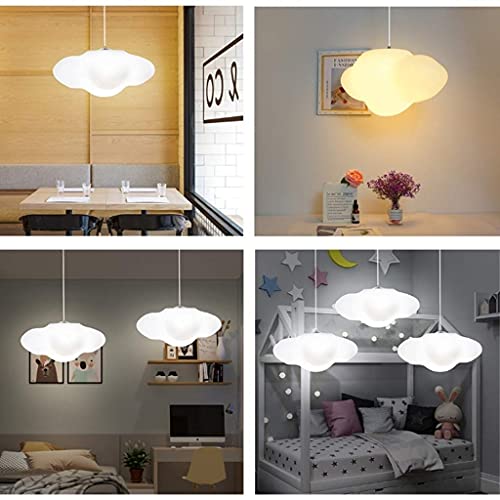 Lampe suspension nuage LED à intensité variable chaud et blanc - 7
