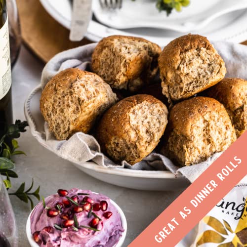 Angelic Bakehouse Slider Buns Pack, Sprouted Whole Grains - Vegan, Kosher and Non-GMO (27 Buns), 13.5 Ounce (Pack of 3)