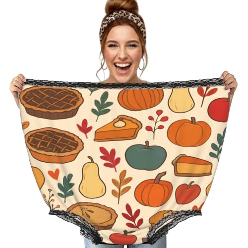 Cadeau gag Thanksgiving culotte surdimensionnée avec tarte citrouille