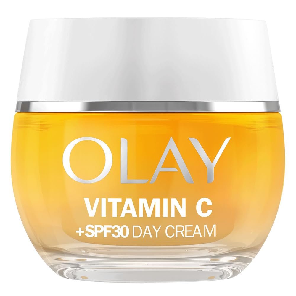 Olay Vitamin C Crema Facial de Día Antimanchas SPF 30, 50ml | Con Vitamina C y Niacinamida, Ayuda a Iluminar y Unificar el Tono mientras Protege la Piel con SPF 30 en oferta en Amazon