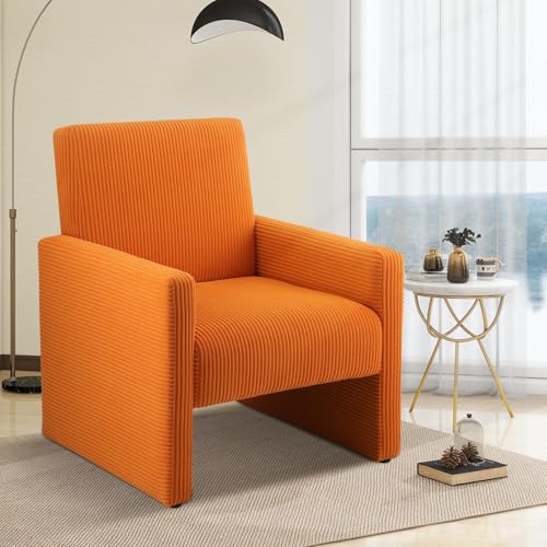 Sillón Plegable Corduroy Naranja miniatura 1