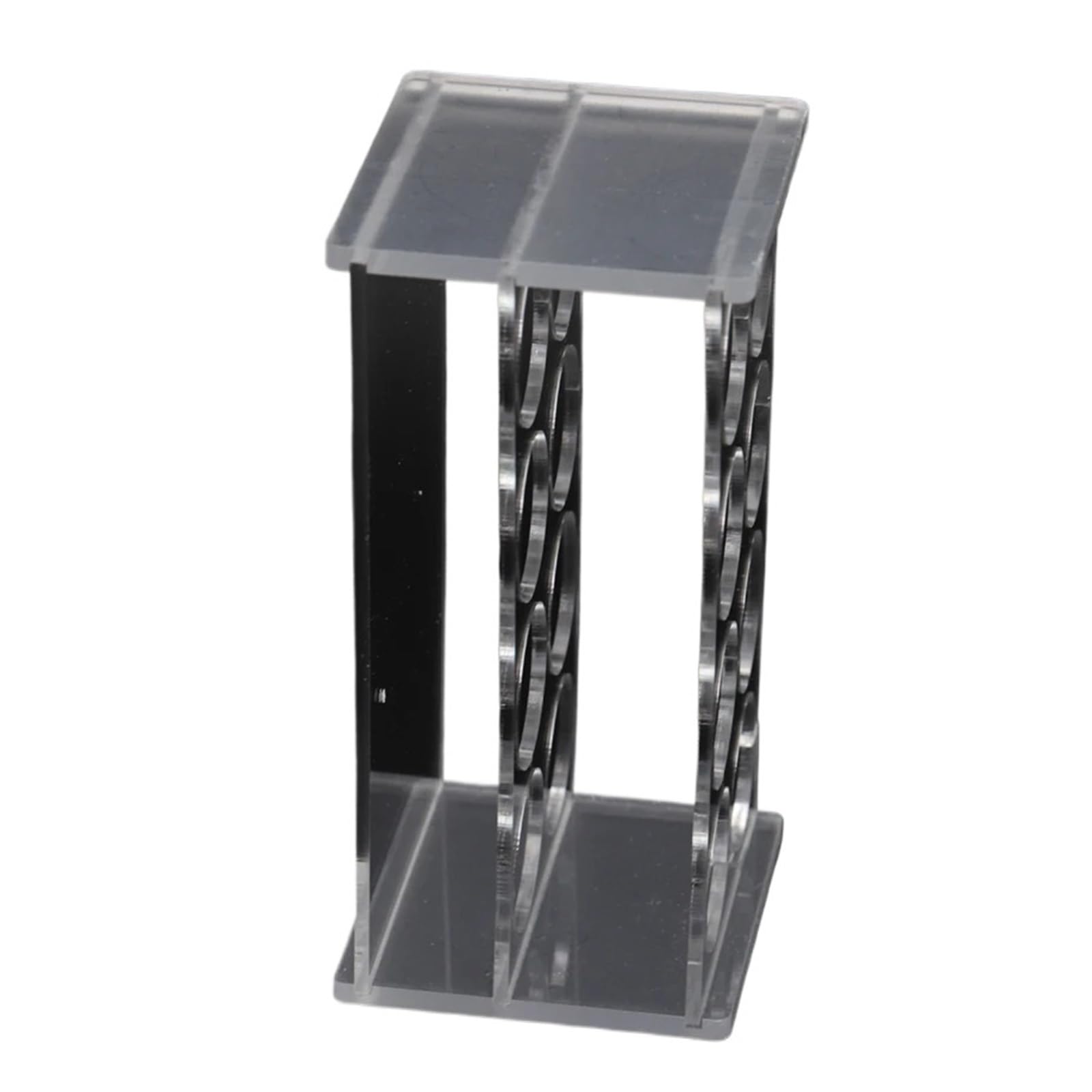 soporte for tubos de ensayo 0,2/0,5/1,5/2/5/7/10/15/20/25/50/100ml 24/48/40/96 agujeros Placa de almacenamiento soporte de tubos centrífugos de laboratorio de vidrio orgánico(1Pc 50ml 24Holes)