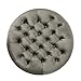 Christopher Knight Home Carlos Glam Velvet Tufted Ottoman, Grey