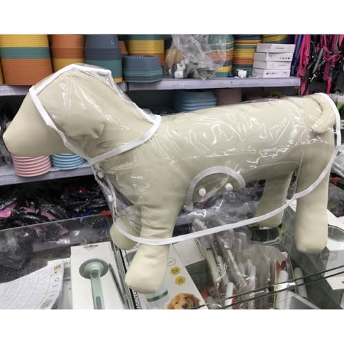 Capa de Chuva Impermeável Proteção para Pet Médio Grade Porte Cachorro Gato A prova D'água Passeio