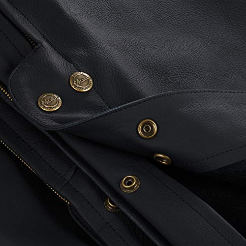 Indian Motorcycle Women\'s Traditional Leather Chaps, Black - L - Thumbnail 3