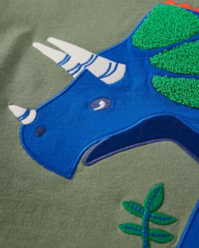 Image of Gymboree Boys and Toddler Embroidered Graphic Long Sleeve Layered T-Shirts