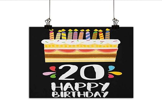 Amazon 歳の誕生日 ウォールアート 装飾ポスター ペインティング 歳の誕生日ケーキ 漫画デザイン ネイビーブルー 背景装飾 ホームデコレーション インチx16インチ ライラックとパープル 35 X31 ウォールステッカー オンライン通販