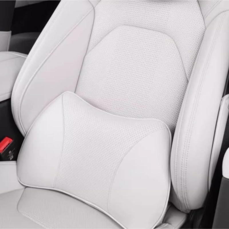Car Backrest Seat Lumbar Support Pad Breathable Polyester Office Pillow