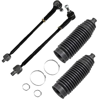 Bestprice 2 x tie rod including tie rod end front left and right 1 x steering cuff set compatible with A udi A3 8L1 Seat Leon 1M1 Toledo Skoda Octavia 1 VW Bora Golf 4 New Beetle