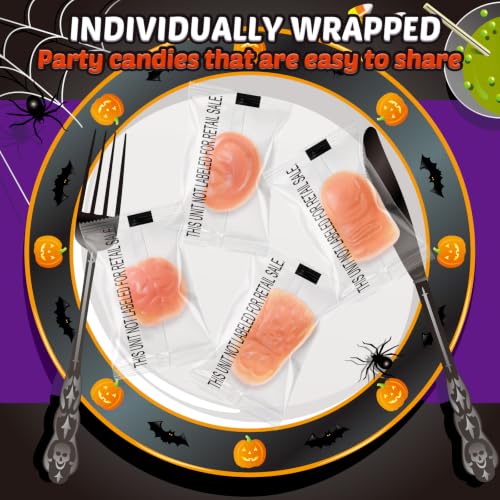 AMOS Halloween Peelerz Body Parts Gummies Candy - Approx 48 Pieces,Party Treats & Trick or Treat Favors for Kids, Fun Snacks for Adults, Individually Wrapped Pieces - image 4
