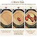 Diboniur Air Fryer Parchment Paper 100 Sheets, 20x4.5cm, Non-Stick, Disposable, Suitable for 5-8L Air Fryer