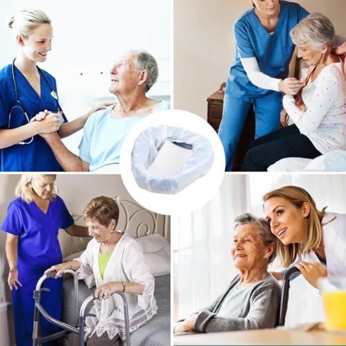 Toilettenbeutel mit saugfähigen Pads Tragbare Toilettenbeutel Einweg-Kommode Toiletteneinlagen Bettpfanneneinlagen 20 Stück Toiletteneinlagen mit 20 Saugfähigen Pads