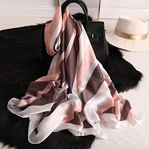 Foulard en soie longue femme pour le printemps et l'ete - 7