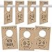 7 Rustic Baby Nursery Closet Organizer Dividers For Girls or Boys Clothing, Age Size Hanger Organization For Kid, Toddler, Infant, Newborn Clothes Must Have, Shower Registry Gift Supplies, 0-24 Months