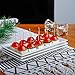Krockery Porcelain Serving Plates, Rectangular Serving Trays for Parties - 9.8 Inch, White, Set of 4