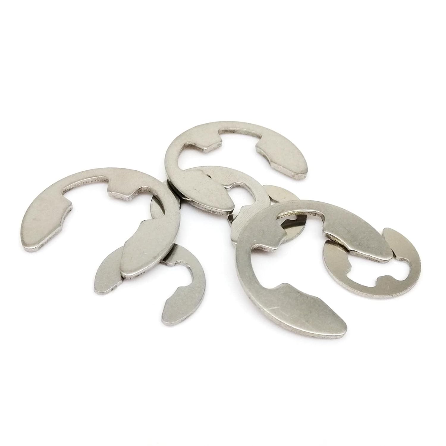 Ring Clips, Clip Rings,retaining Rings,580pcs/set Assortment Kit 10 Sizes 1.5-10mm Black or Shaft External Retaining Ring E Clip Snap Circlip Washer-Black Carbon Steel(304 Stainless Steel)