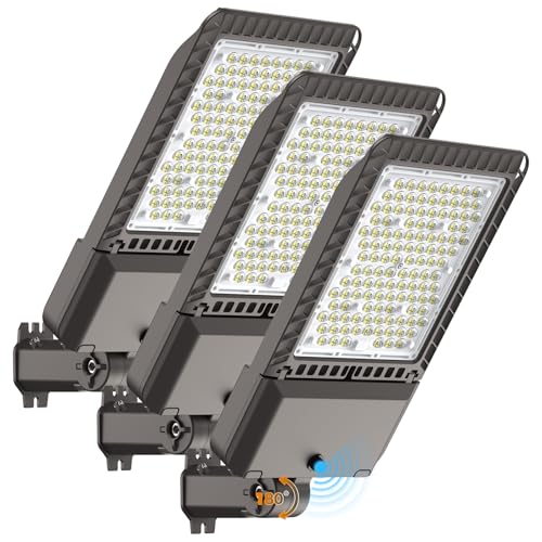 AIKVSXER 340W LED Parking Lot Light 85000LM Outdoor Street Lights 3 Pack