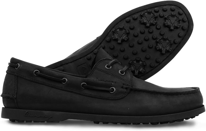 Men's Tour 3.0 Boat Golf Shoe - Logan (11) Black