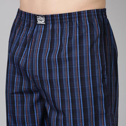 Image of Levi's 024 Boxer Shorts for Men | 100% Poplin Cotton | Checked Men's Boxers | Durable & Breathable | Smooth Hand-Feel | Inner Elastic Waistband | Functional Fly | Relaxed Leg Opening | Pack of 1